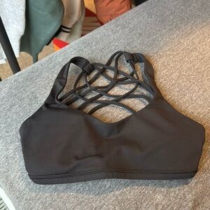 Lululemon Black Sports Bra (Size 2)